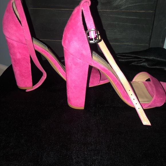 Steve Madden Pink Heeled Sandals SZ 8.5 - Picture 9 of 10